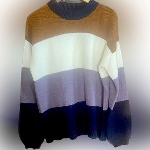 ee:some oversized tri color sweater